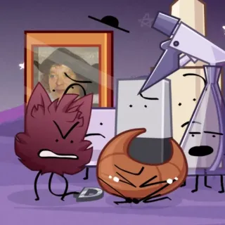 😓 cartoon, object show, angry, characters telegram sticker