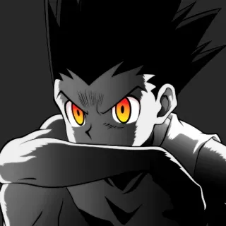 😾 Gon Freecss Hunter x Hunter アニメ, ゴン=フリークス, HUNTER×HUNTER, 少年, 漫画, キャラクター, マンガ telegram sticker