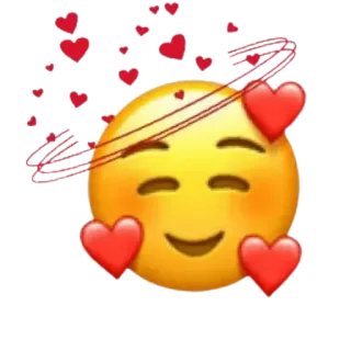 ☺️ emoji, cuori, amore, affetto, carino, felice, faccia, sticker telegram sticker