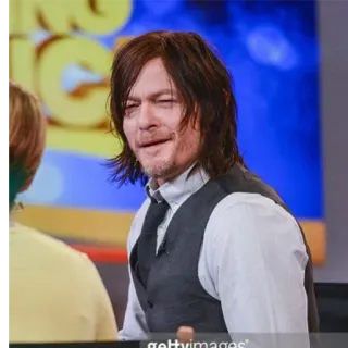 😅 Norman Reedus acteur, beroemdheid, persoon, man whatsapp sticker