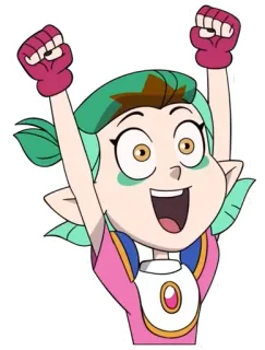 😃 Amity Blight The Owl House การ์ตูน, แม่มด, เวทมนตร์, Amity Blight, The Owl House, แอนิเมชัน telegram sticker