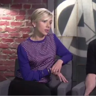 💪 Scarlett Johansson femme, actrice, célébrité, portrait telegram sticker