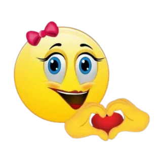❤️ emoji, amore, cuore, carino, ragazza, sticker telegram sticker