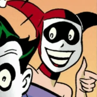 📎 Harley Quinn Harley Quinn, DC Comics, Cartoon, Superschurke, Charakter, Joker telegram sticker