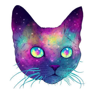Cosmic Cats telegram stickers