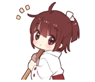 ✨ Anime, Kawaii, Mignon, Chibi, Dessin animé, Fille, Manga telegram sticker