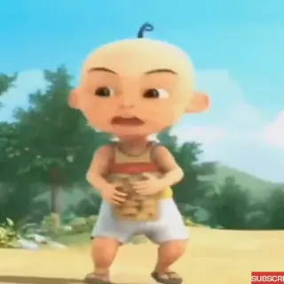 👶 Upin upin, figur, comic, animation telegram sticker