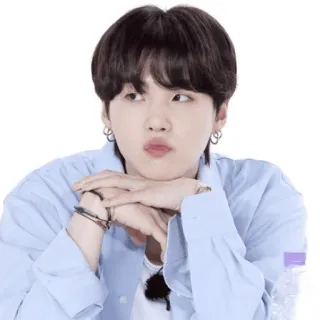 😘 Suga suga, bts, kpop, idol, singer, min yoongi telegram sticker