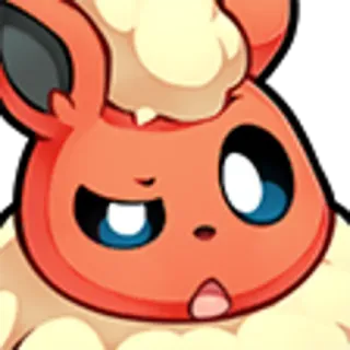 🤔 Flareon pokemon, anime, dibujos animados, personaje de videojuego, flareon, pokemon tipo fuego telegram sticker