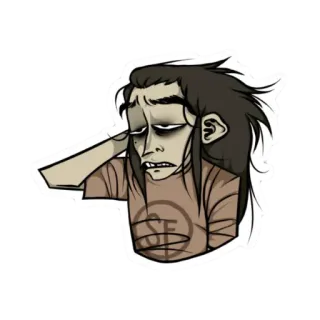 🎸 Sal Fisher Sally Face sally face, cartoon, figur, sf telegram sticker