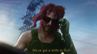 😎 We've got a milfs to hunt humor, gra wideo, cyberpunk, polowanie, dla dorosłych telegram sticker