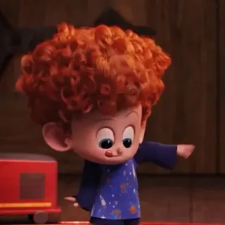 💃 Dennis Hotel Transylvania desenho animado, filme, menino, monstro, criança telegram sticker
