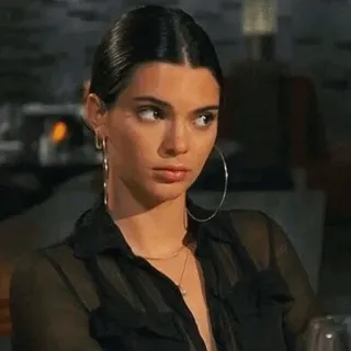 ✨ Kendall Jenner モデル, 有名人, 人物, 女性, ポートレート telegram sticker