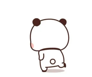 ❤️ Panda, Dessin animé, Mignon, Animal, Ours telegram sticker