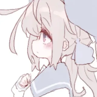 🌨 อนิเมะ, ผู้หญิง, การ์ตูน, คาวาอิ, น่ารัก telegram sticker