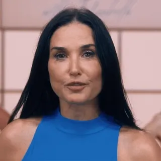 😘 Demi Moore Schauspielerin, Promi, Frau, Porträt telegram sticker
