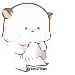 😭 귀엽다 imut, hamster, menggemaskan, hewan, peliharaan telegram sticker