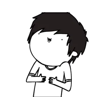 😆 personagem, ilustração, desenho animado, adesivo, retrato telegram sticker