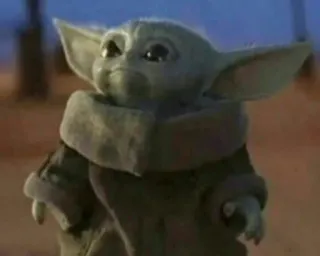 🙄 Grogu The Mandalorian Grogu, Baby Yoda, Star Wars, The Mandalorian, Disney, mignon, alien telegram sticker