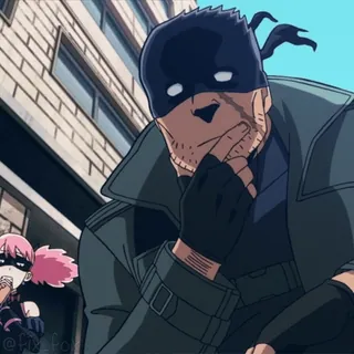 🤨 Twice My Hero Academia Anime, My Hero Academia, Twice, Villain, Personaggio, Manga telegram sticker