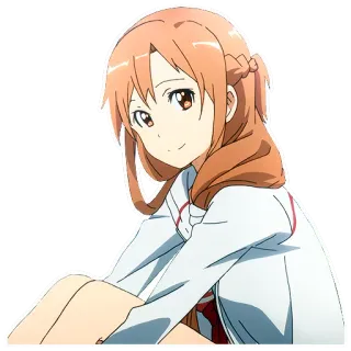 😌 Asuna Yuuki Sword Art Online Anime, Personaggio, Sword Art Online, Asuna, Yuuki telegram sticker