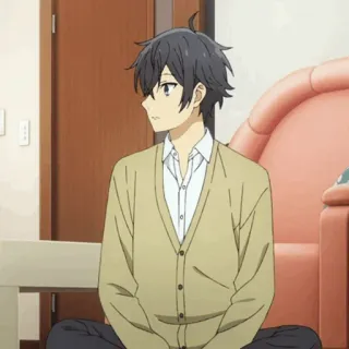 🌚 Izumi Miyamura Horimiya Anime, Horimiya, Izumi Miyamura, Personaje, Manga, Adolescente telegram sticker