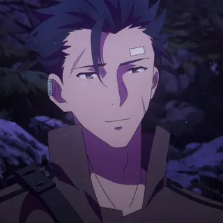 💥 Anime, Personagem, Masculino, Personagem de anime, Cicatriz, Bandagem telegram sticker