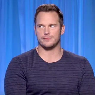 🐁 Chris Pratt, aktor, selebriti, potret, orang, pria telegram sticker