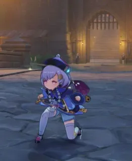 🚩 Qiqi Genshin Impact Anime, Genshin Impact, Qiqi, Videogame, Leuk, Personage whatsapp sticker