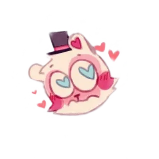 💞 ours, amour, coeurs, dessin animé, mignon, romantique whatsapp sticker