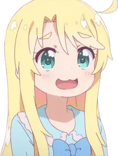 😅 anime, kartun, gadis, imut telegram sticker