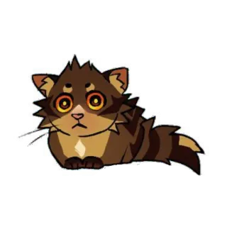 😐 Katze, Tier, Sticker, Cartoon, Süß telegram sticker
