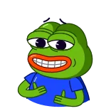 😞 Pepe the Frog pepe, ếch, meme, buồn, biểu cảm, internet telegram sticker