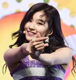 💜 wanita, gadis, penyanyi, selebriti, potret, hiburan, Korea whatsapp sticker