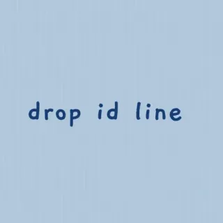 ✨ drop id line gota, id, linea, texto whatsapp sticker
