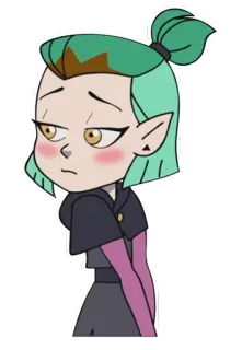 🥺 Amity Blight The Owl House การ์ตูน, อนิเมชั่น, แม่มด, อนิเมะ, Amity, The Owl House telegram sticker