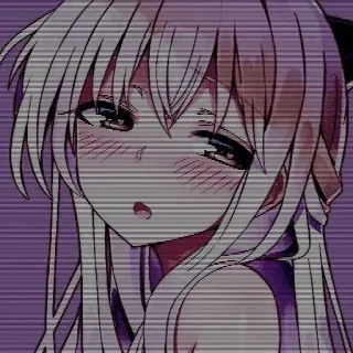 🥵 อนิเมะ, มังงะ, การ์ตูน, ผู้หญิง, ศิลปะ, ตัวละคร telegram sticker