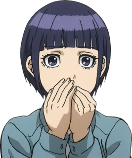 🤭 Anime, Frau, Schockiert, Überrascht, Besorgt whatsapp sticker