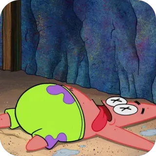 🫥 Patrick Star SpongeBob SquarePants telegram sticker