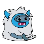 🥬 Cartoon, Monster, Creatuur, Grappig, Schattig, Geanimeerd whatsapp sticker