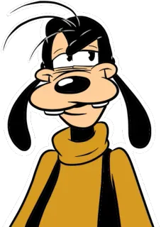 😏 Max Goof kartun, Disney, bodoh, Goofy, karakter whatsapp sticker