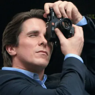 📷 Patrick Bateman American Psycho patrick bateman, american psycho, kamera, christian bale whatsapp sticker