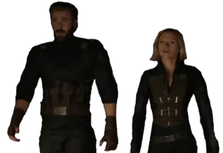 👫 Captain America Avengers Captain America, Black Widow, Marvel, Avengers telegram sticker