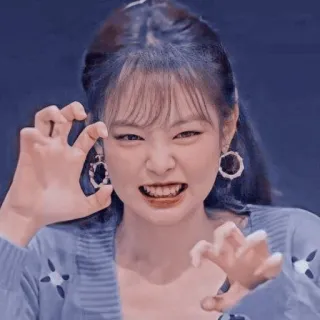 🥰 femme, visage, portrait, expression, kpop, jennie telegram sticker