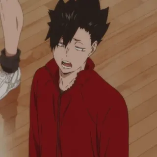 🐈 Tetsurō Kuroo Haikyuu!! animé, Haikyuu, Kuroo, Tetsuro, fatigué whatsapp sticker