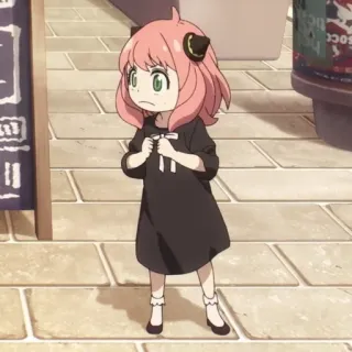 🍂 Anya Forger Spy x Family Anime, Spy x Family, Anya Forger, Cartoon, Niedlich, Mädchen whatsapp sticker