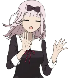 👎 Chika Fujiwara Kaguya-sama: Love Is War Anime, Chika Fujiwara, Kaguya-sama Love is War, Carino, Cartone animato whatsapp sticker