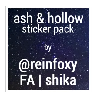 Ash & Hollow telegram stickers