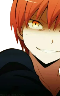 😈 Karma Akabane Assassination Classroom อนิเมะ, มังงะ, ตัวละคร, Karma, Akabane, Assassination Classroom telegram sticker