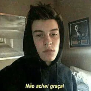 😒 Não achei graça! telegram sticker
